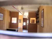 Southern Pacific Bay Window Caboose 4028 interior. David Epling photo