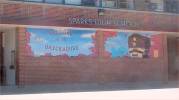 Mural on the Sparks "Railroaders" High School in Sparks NV