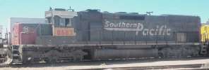 SP Patch 8683 (Former SP 8307) leads the RBBB Circus Train into Sparks in 2003
