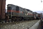 Springfield Terminal #52 working with ST 12 at Waterville Yard