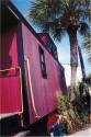 Located in Panama Beach Florida, this caboose is unmarked, but well kept. Cris Woodbury photos