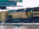 UP 2850, a former Southern Pacific Tunnel Motor is on a WB Manifest waiting to get into the Sparks Yard