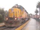 UP 3351 on MoW Ballast train at Davis CA