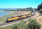 UP 4536 West light engines At Pinole