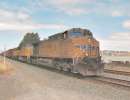 UP 5725 East at Eckley Pier in Crockett CA. Russ Johnson photo
