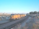 UP 7331 East at East Victorville. Calrailfans meet 10/11/03