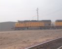 UP 8626 South at the Stockton Tower 12/20/03