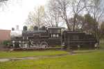 Western Pacific 164 on display in Park in Oroville CA
